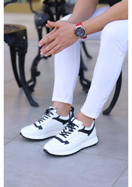 -Beyaz Erkek Ayakkabı Beyaz
