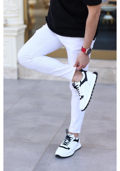 -Beyaz Erkek Ayakkabı Beyaz fiyatları