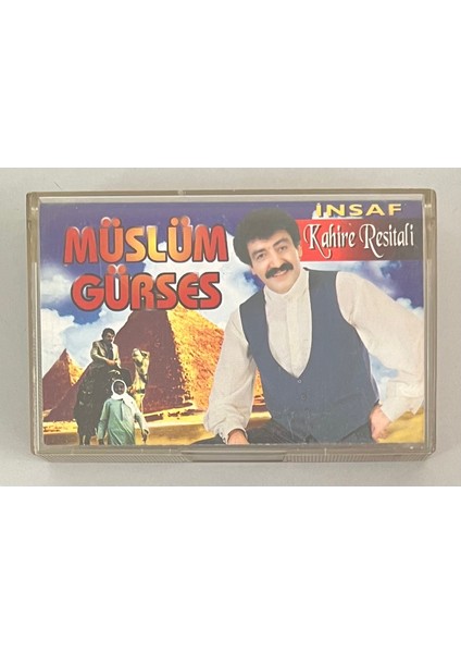 Müslüm Gürses Kahire Resitali Insaf Kaset (Orjnal 1994 Dönem Baskı Kaset)