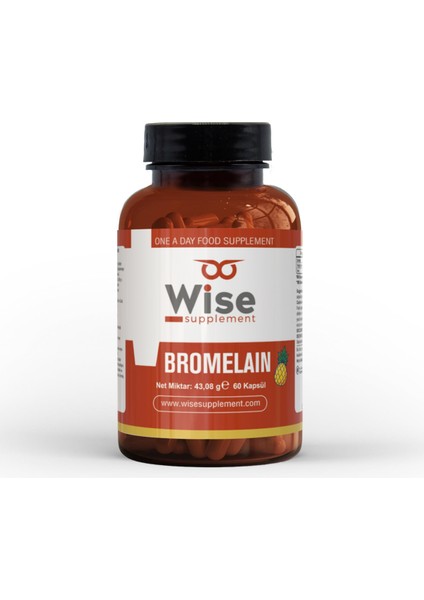 Bromelian 500MG & Krom Pikolinat 200 Μg 60 Kapsül