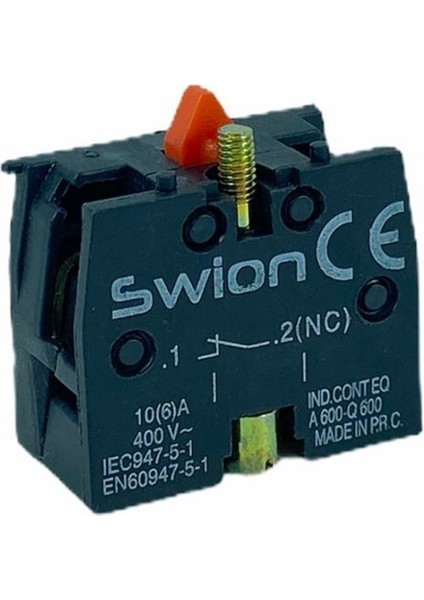 22 mm Kontak Blok No Kırmızı (LAY5-BE102) - DSR1867-9894