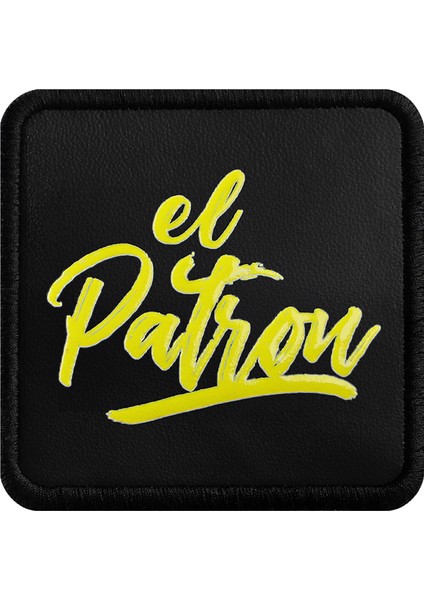 V1 El Patron - 1 Kod Logolu Unisex Siyah Bench (Patch)