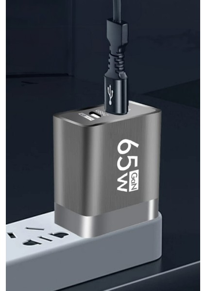 C2 Gan Hızlı Şarj Adaptörü -65W