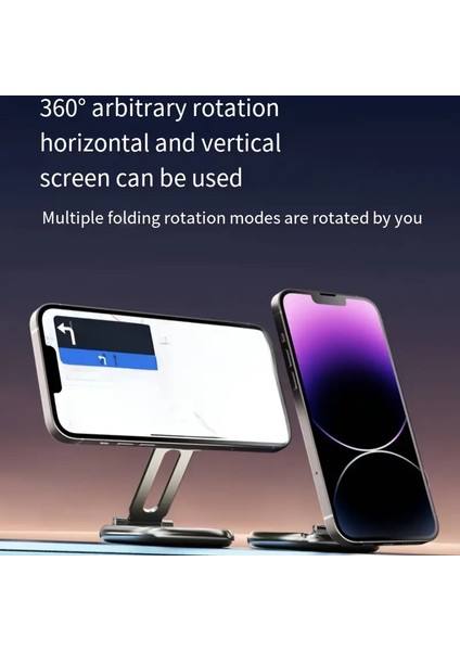 360° Dönebilen Alüminyum Alaşımlı Araba Telefon Tutucu Katlanabilir Manyetik Navigasyon Braketi fiyatları