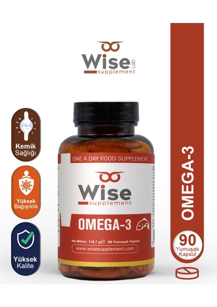Omega-3 1000MG 90 Yumuşak Kapsül