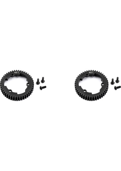 2x Çelik Metal 46 T Düz Dişli 6447X Için 1/5 X- 1/7 Xo-1 1/10 E-2.0 Vxl Yeni Rc Araba Yükseltme Parçaları (Yurt Dışından)