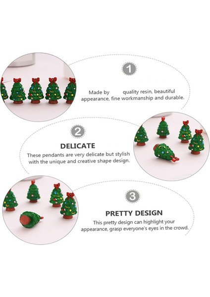 Süslemeler Noel Ağacı Anahtarlık Minyatür Noel Ağacı (Yurt Dışından) modelleri