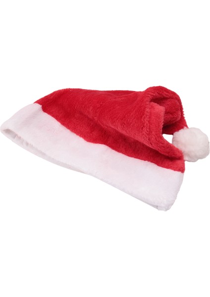 Noel Baba Şapkası Noel Günü Kostüm Elbise Peluş Kalın Noel Şapkası Yetişkin (Yurt Dışından) modelleri