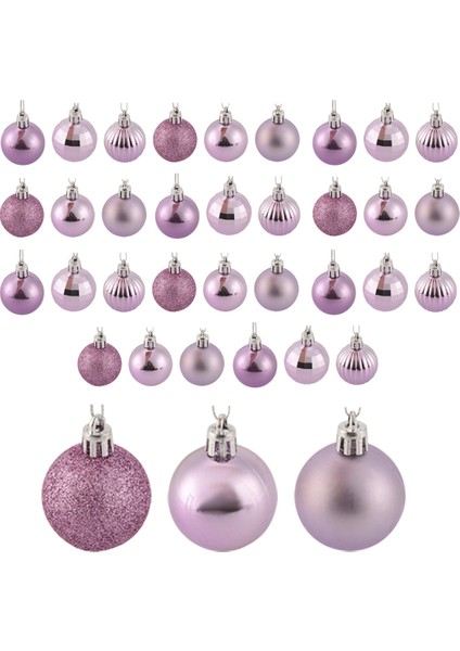Noel Süsleri Kırılmaz Noel Ağacı Süsü Mor (Yurt Dışından)