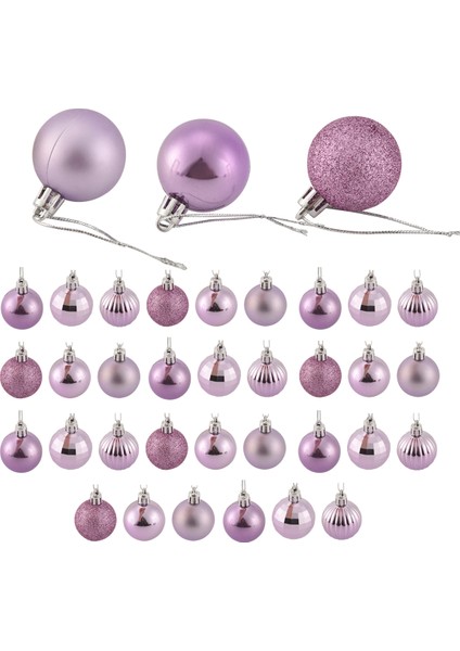 Noel Süsleri Kırılmaz Noel Ağacı Süsü Mor (Yurt Dışından) modelleri