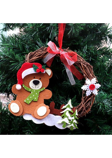 Noel Süslemeleri Noel Baston Çelengi Baston Yüzük Dekorasyonu (Yurt Dışından) indirimleri