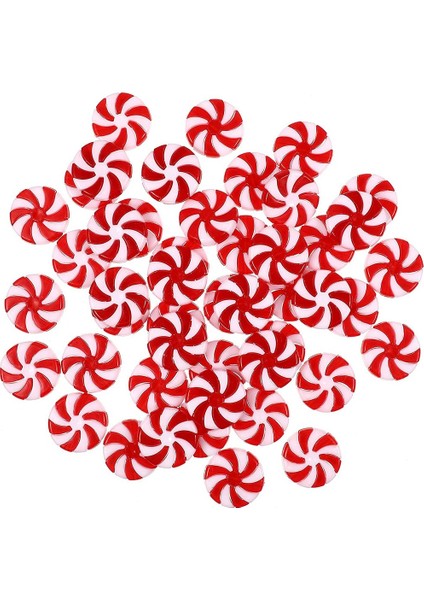 50 Adet Noel Nane Süslemeleri Dekorasyon Parti Hediyeleri Için 25MM (Yurt Dışından)