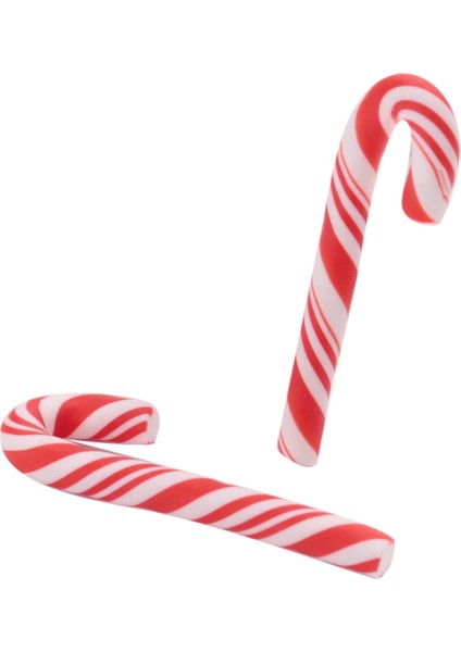 100 Adet Kırmızı ve Beyaz El Yapımı Noel Şeker Kamışı Ev Dekoru Bastonu (Yurt Dışından)