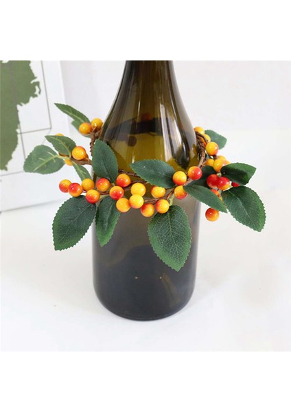 Adet Noel Mum Halkaları Yapay Meyveli Mum Halkaları Noel Için (Yurt Dışından) fırsatları