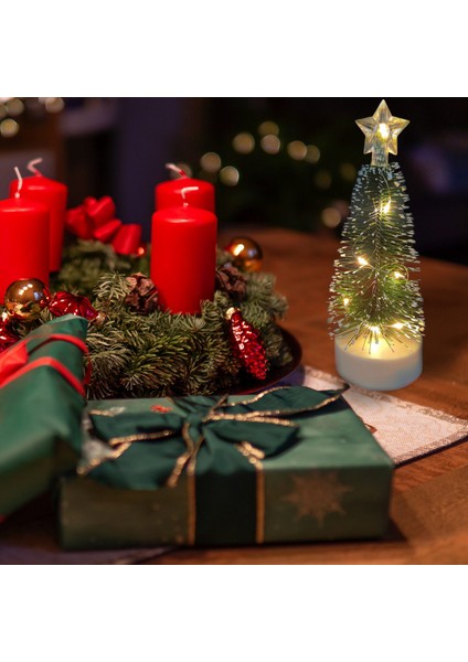 Mini Noel Ağacı Sedir Masaüstü Noel Ağacı LED Parlayan (Yurt Dışından) modelleri