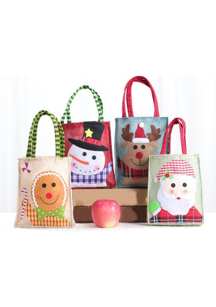 Noel Grubu Hediye Şeker Çantaları Noel Tote Noel Saklama Çantası (Yurt Dışından) fiyatları