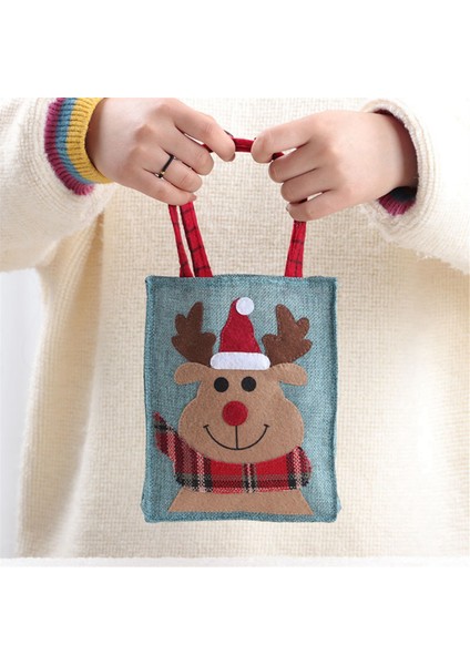 Noel Grubu Hediye Şeker Çantaları Noel Tote Noel Saklama Çantası (Yurt Dışından) modelleri