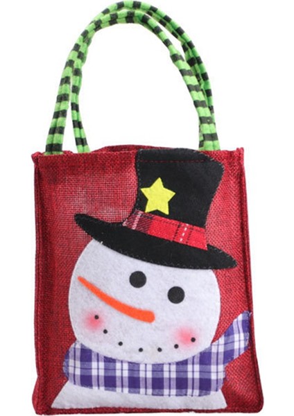 Noel Grubu Hediye Şeker Çantaları Noel Tote Noel Saklama Çantası (Yurt Dışından) fırsatları