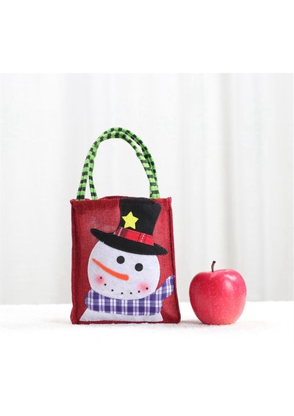 Noel Grubu Hediye Şeker Çantaları Noel Tote Noel Saklama Çantası (Yurt Dışından) indirimleri