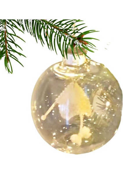 Örgü Noel Top Süsü - Askılı Kasnak - Kış Partisi B (Yurt Dışından)