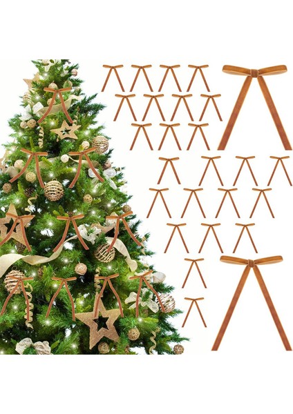 Kadife Noel Fiyonklu Noel Süsleri Noel Kurdele Fiyonklu Çelenk (Yurt Dışından) modelleri