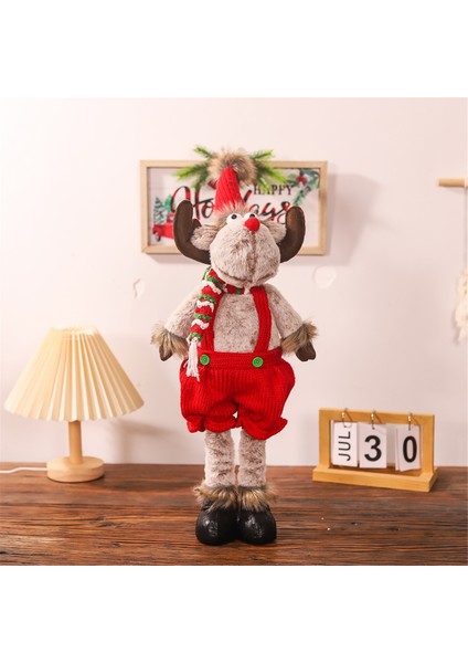 Noel Bebeği Sevimli Noel Geri Çekilebilir Bebek Geyik Pencere Aksesuarları C (Yurt Dışından) fırsatları