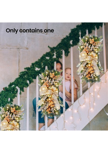 Noel Çelengi Kolye Çelenk Noel Dekorasyonu Altın (Yurt Dışından) fırsatları