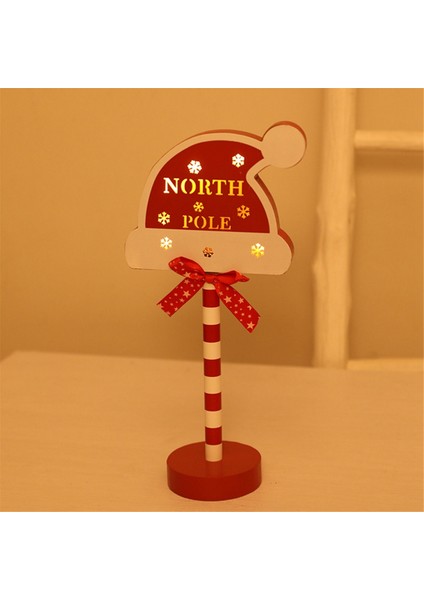 Noel Vintage Işıklar Kuzey Kutbu Işaret LED Işık Sokak Işareti F (Yurt Dışından) indirimleri