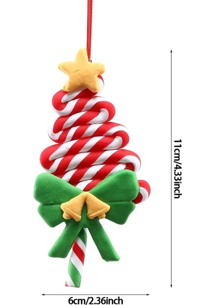 Noel Ağacı Süsleme Süsü Yumuşak Kil Lolipop A (Yurt Dışından) indirimleri