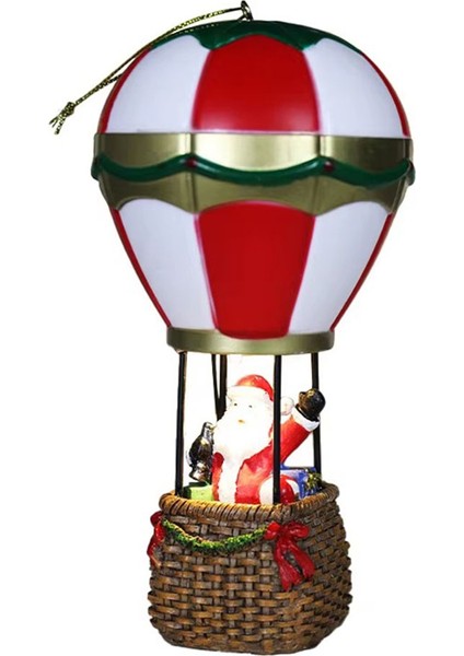 Reçine Süslemeler Kardan Adam Sıcak Hava Balonu Dekoratif Süslemeler (Yurt Dışından)