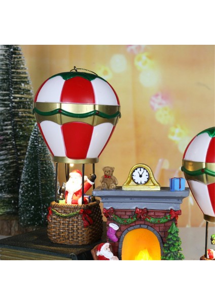 Reçine Süslemeler Kardan Adam Sıcak Hava Balonu Dekoratif Süslemeler (Yurt Dışından) fırsatları