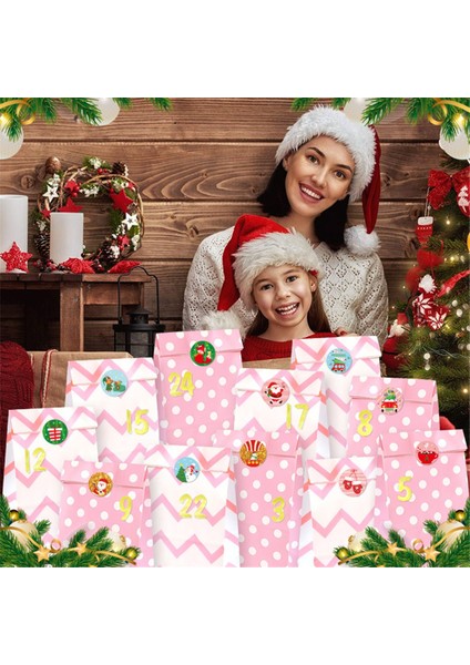 24 Adet Noel Çantaları Tatil Çantaları Noel Hediye Çantaları (Yurt Dışından) fırsatları