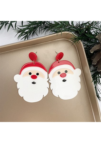 Kişilik Abartılı Noel Atmosferi Küpeleri Noel Baba (Yurt Dışından) indirimleri