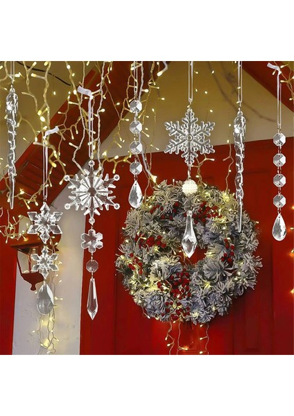 10 Adet Akrilik Kristal Noel Süsleri Seti (Yurt Dışından) fiyatları