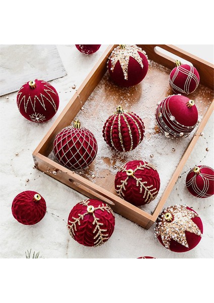 Noel Ağacı Süslemesi Yeni Yıl Noel Küreleri B (Yurt Dışından)