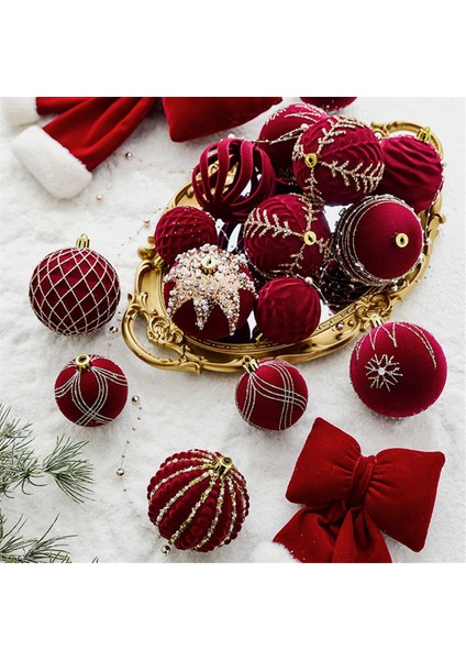 Noel Ağacı Süslemesi Yeni Yıl Noel Küreleri B (Yurt Dışından)