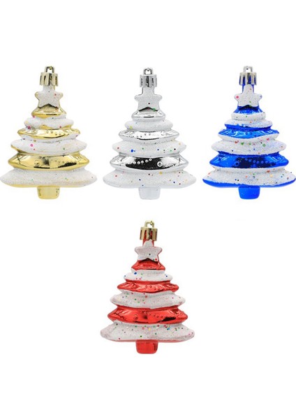 8X6CM 4 Paket Noel Topu Özel Şekilli Noel Ağacı Altın (Yurt Dışından) fırsatları
