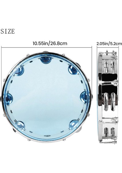 Çocuklar Yetişkinler Için 10 Inç Kendinden Ayarlanabilir El Sallamalı Zil Davul (Yurt Dışından) fiyatları