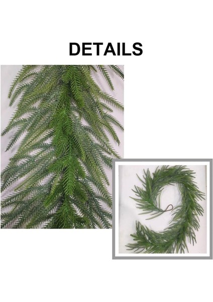 Yapay Çam ve Selvi Asmaları Düğün Noel 1,5 Metre (Yurt Dışından)