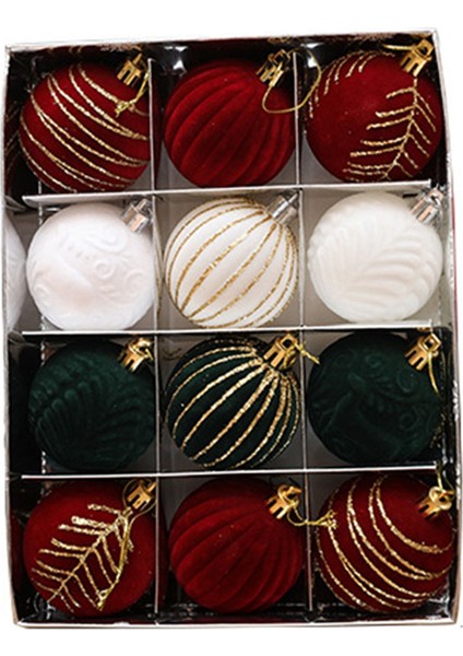 Tatil Düğünü Noel Ağacı Süslemesi Asılı Top E (Yurt Dışından)