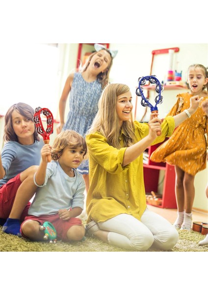 2 Paket Çift Sıra Metal Jingle Elde Tutulan Tef (Yurt Dışından) fırsatları