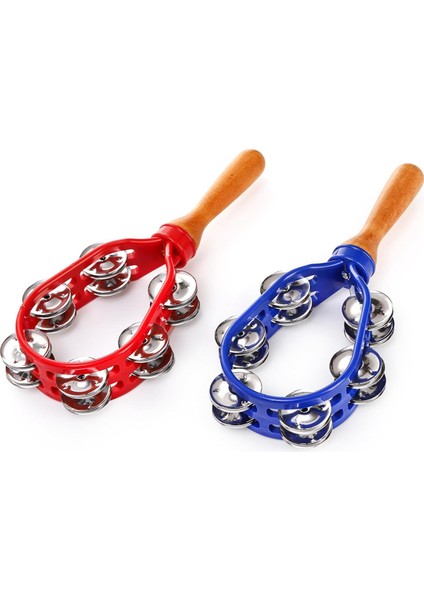 2 Paket Çift Sıra Metal Jingle Elde Tutulan Tef (Yurt Dışından) indirimleri