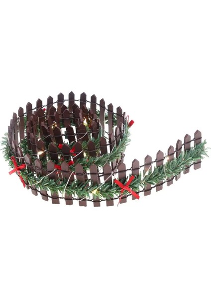 Bahçe Çiti Bahçe Noel Çit Ahşap Peri Bahçe Aksesuarları (Yurt Dışından)