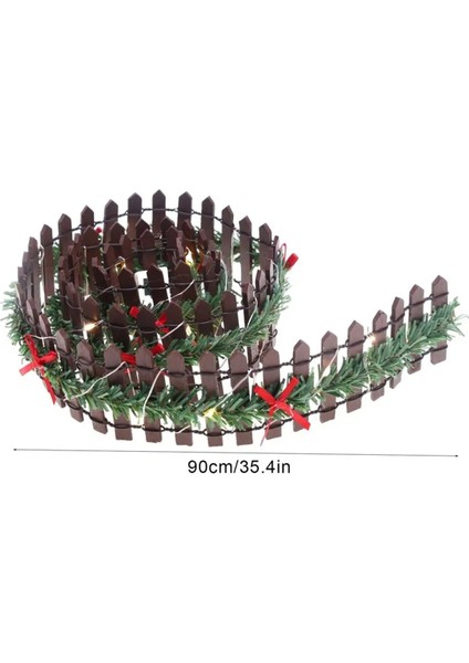 Bahçe Çiti Bahçe Noel Çit Ahşap Peri Bahçe Aksesuarları (Yurt Dışından) fiyatları