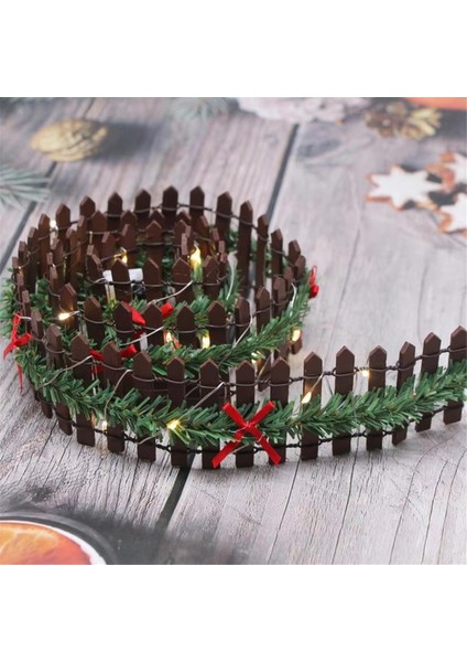 Bahçe Çiti Bahçe Noel Çit Ahşap Peri Bahçe Aksesuarları (Yurt Dışından) modelleri