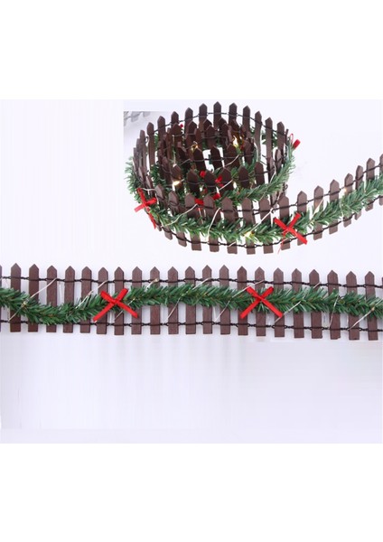 Bahçe Çiti Bahçe Noel Çit Ahşap Peri Bahçe Aksesuarları (Yurt Dışından) fırsatları