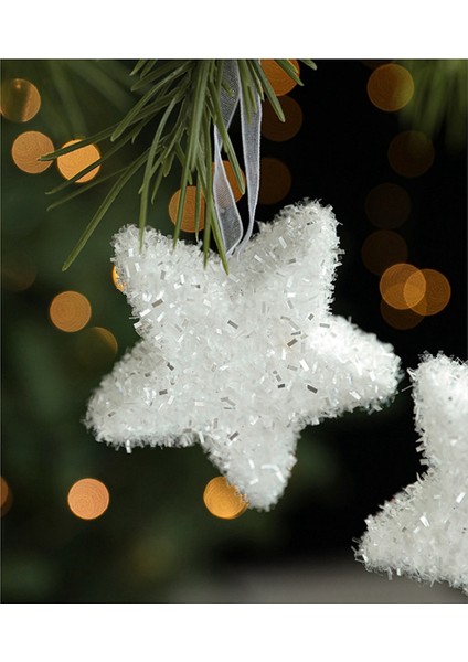 Beyaz Köpük Noel Ağacı Süsleri Asılı Süsler Ev Dekorasyonu (Yurt Dışından) fiyatları