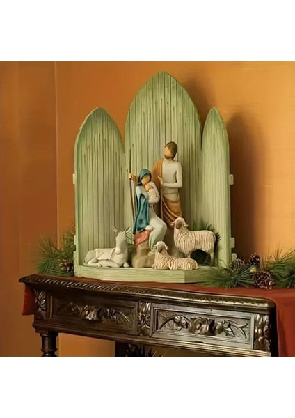 Karakter Heykel Koleksiyonu Isa'nın Doğuşu Tabernacle Heykelleri (Yurt Dışından) modelleri