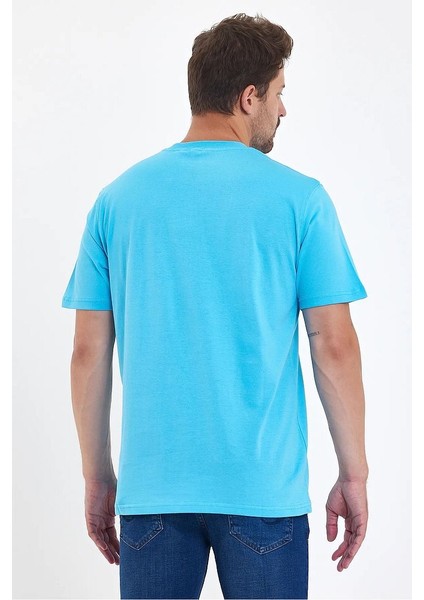 Bisiklet Yaka Rahat Kalıp Baskısız %100 Pamuk Cotton Erkek T-Shirt fiyatları