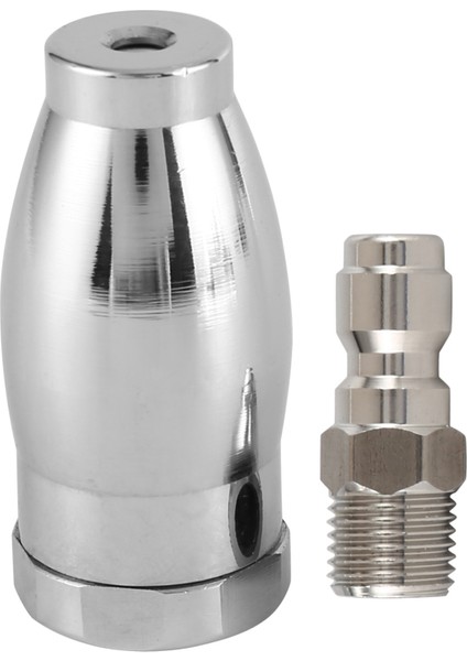 Basınçlı Yıkama Turbo Nozulu, 1/4 Inç Hızlı Bağlantılı Paslanmaz Çelik Döner Püskürtme Nozulu, 3,0 Gpm, 3600 Psı (Yurt Dışından)